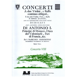 Konzert d-Moll op.3,8 -Francesco Onofrio Manfredini