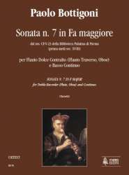 Sonate F-Dur Nr.7 für Altblockflöte -Paolo Bottigoni