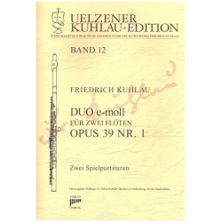 Duo e-Moll op.39,1 -Friedrich Daniel Rudolph Kuhlau