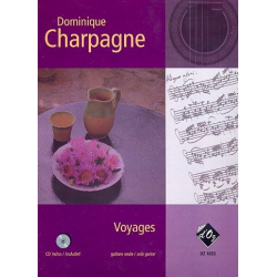 Voyages (+CD) pour guitare -Dominique Charpagne