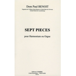 7 pieces pour harmonium ou -Dom Paul Benoit
