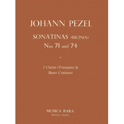 Sonatinen 71 und 74 -Johann Christoph Pezel