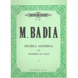 Escuela moderna para trombon de varas vol.1 -Miguel Badía