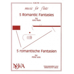 5 romantic Fantasies for solo flute