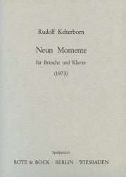 9 MOMENTE : FUER BRATSCHE UND KLAVIER -Rudolf Kelterborn