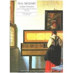 MOZART Wolfgang Amadeus : Laudate Dominum KV339 -Wolfgang Amadeus Mozart