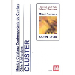 Conr d'or for clarinet, violin, viola, -Mercè Capdevila