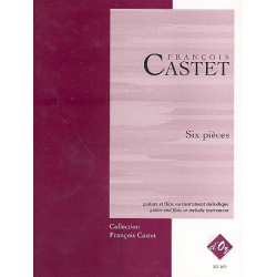 6 Pieces pour guitare et flûte -Francois Castet