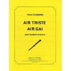 Air triste et Air gai pour -Henri Classens