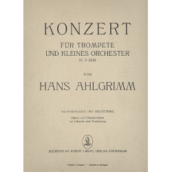 Konzert F-Dur für Trompete und -Hans Ahlgrimm