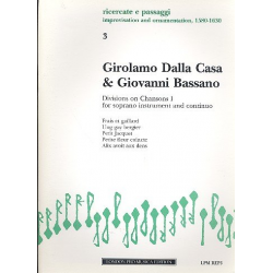 Divisions on Chansons vol.1 -Girolamo Dalla Casa