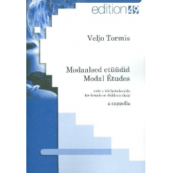 Modal Etudes for female or children -Veljo Tormis