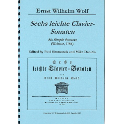 6 leichte Clavier-Sonaten (Weimar 1786) -Ernst Wilhelm Wolf