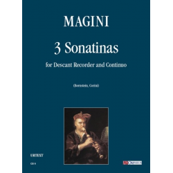 3 sonatine per flauto soprano e basso -Francesco Magini