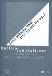 3 Quartette op.2 für Flöte (Violine), -Ernst Wilhelm Wolf