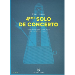 Solo no.4 du concert pour violon et orchestre -Emile Cousin
