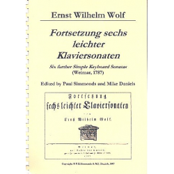 Fortsetzung 6 leichter Klaviersonaten -Ernst Wilhelm Wolf