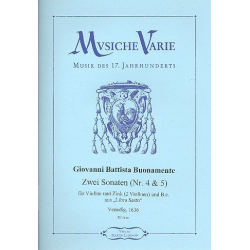 2 Sonaten (Nr.4 und 5) für Violine, Zink -Giovanni Battista Buonamente