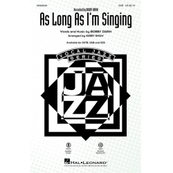 As Long As I'm Singing -Bobby Darin / Arr.Kirby Shaw