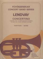 Concertino for Piano Solo, Winds, Percussion & Harp - Score & Piano Solopart -Kamillo Lendvay