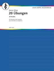 20 Übungen für Klarinette -Henri Adrien Louis Kling