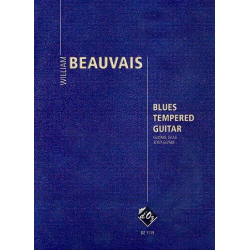 Blue tempered Guitar for guitar -William Beauvais