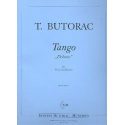 Tango Dolores für Viola und -Tomislav Butorac
