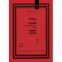 Schule : für Althorn, komplett -Robert Kietzer