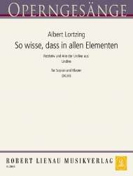 So wisse dass in allen Elementen -Albert Lortzing