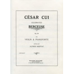 Berceuse op.20 : -Cesar Cui