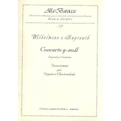 Concerto g minore per orchestra -Wilhelmine von Bayreuth