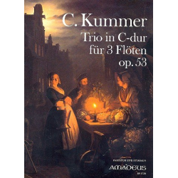 Trio C-Dur op.53 - für 3 Flöten -Caspar Kummer