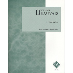 4 Tributes pour flûte et guitare -William Beauvais
