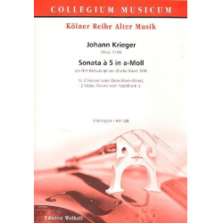 Sonate à 5 a-Moll -Johann Krieger