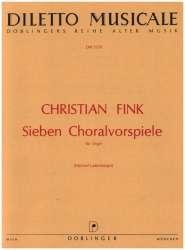 FINK Christian : Sieben Choralvorspiele -Christian Fink