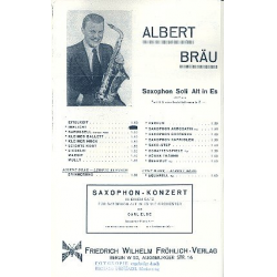 Irrlicht für Altsaxophon und Klavier -Albert Bräu