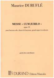 Messe cum jubilo op.11 : pour baryton(s), -Maurice Duruflé