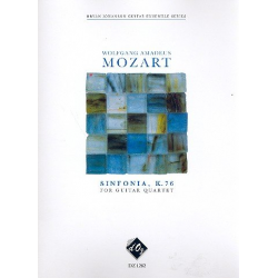 Sinfonia KV76 pour 4 guitares -Wolfgang Amadeus Mozart