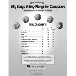 Silly Songs & Sing-Alongs for Composers -John Jacobson