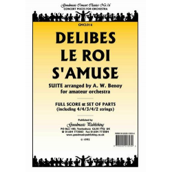 Suite Le Roi s'amuse (Benoy) Pack Orchestra -Leo Delibes / Arr.Arthur William Benoy
