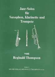 Jazz-Solos Band 2 : für Saxophon -Reginald Thompson