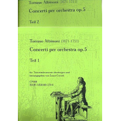 Concerti op.5 für Tasteninstrument -Tomaso Albinoni