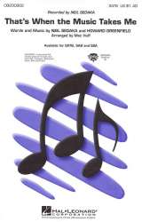That's When the Music Takes Me. -Howard Greenfield & Neil Sedaka / Arr.Mac Huff
