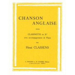 Chanson Anglaise pour clarinette et piano -Henri Classens