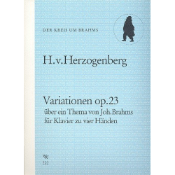 Variationen op.23 über ein Thema - Heinrich von Herzogenberg