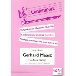 Flauto à cinque Band 5 für -Gerhard Maasz