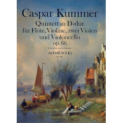 Quintett D-Dur op.66 - für Flöte, Violine, -Caspar Kummer