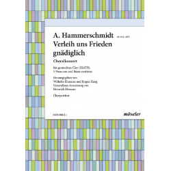 Verleih uns Frieden gnädiglich (1662) -Andreas Hammerschmidt / Arr.Wilhelm Ehmann