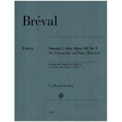 Sonate C-Dur Nr.1 op.40 -Jean Baptiste Breval