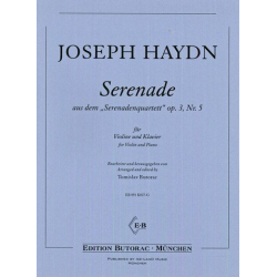 Serenade op.3,5 für Violine und Klavier -Franz Joseph Haydn